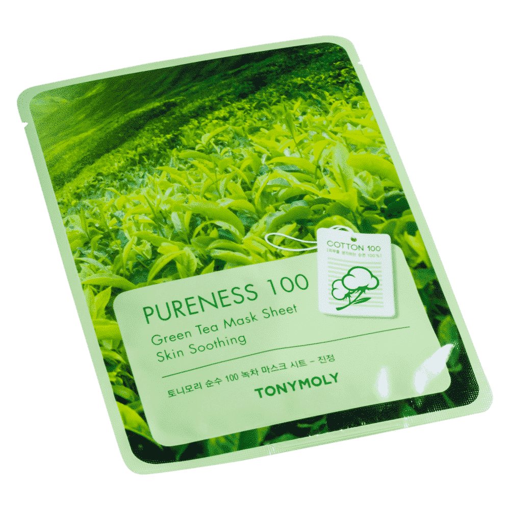 sporadisk Ledsager Literacy Tony Moly Pureness 100 Mask Sheet #Green Tea - Okka Beauty